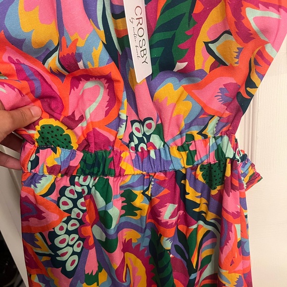 NWT Crosby by Mollie Burch Rio Dress in Heat Waves - Picture 9 of 11